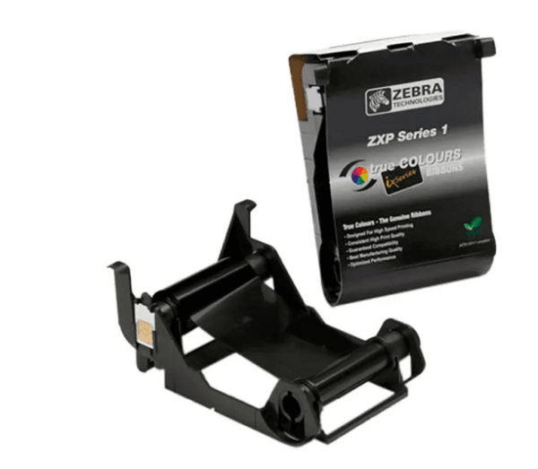 Ribbon Zebra Preto 1000 Imagens p/ Impressoras ZXP1